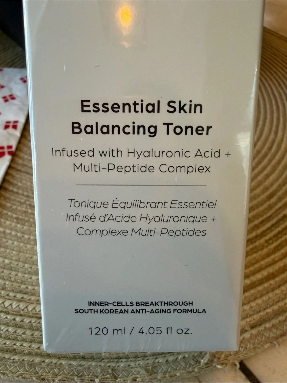 Inner-Cells Essential Skin Balancing Toner w/Hyaluronic Acid 4.05 oz. New Sealed